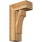 Ekena Millwork Westlake Block Rough Sawn Bracket w/ Offset Brace, Western Red Cedar, 8"W x 18"D x 30"H BKT0806X18X30WTL05RWR - alternate 1